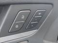 View of control buttons for electric seat adjustment