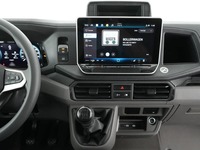 View of centre console