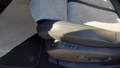 View of control buttons for electric seat adjustment