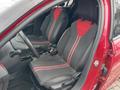 View of front seats