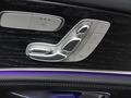 View of control buttons for electric seat adjustment