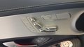 View of control buttons for electric seat adjustment