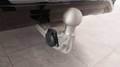 View of trailer tow-bar hitch