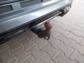View of trailer tow-bar hitch