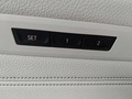 View of control buttons for electric seat adjustment