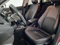 View of front seats