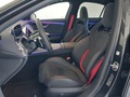 View of front seats