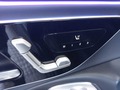 View of control buttons for electric seat adjustment
