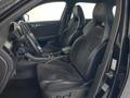 View of front seats