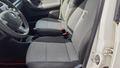 View of front seats