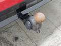 View of trailer tow-bar hitch