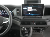 View of centre console