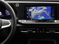 View of centre console