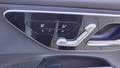 View of control buttons for electric seat adjustment