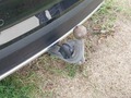 View of trailer tow-bar hitch