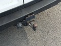 View of trailer tow-bar hitch
