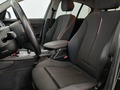 View of front seats