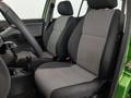 View of front seats