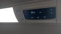 View of rear climate control switch