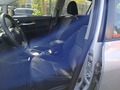 View of front seats