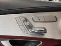 View of control buttons for electric seat adjustment
