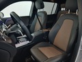View of front seats