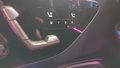 View of control buttons for electric seat adjustment