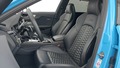 View of front seats