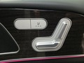 View of control buttons for electric seat adjustment