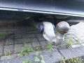 View of trailer tow-bar hitch