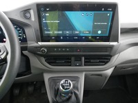 View of centre console