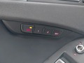 View of control buttons for electric seat adjustment