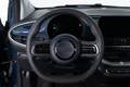 View of steering wheel