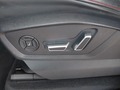 View of control buttons for electric seat adjustment
