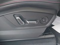 View of control buttons for electric seat adjustment