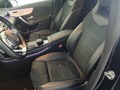 View of front seats