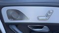 View of control buttons for electric rear seat adjustment