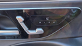 View of control buttons for electric seat adjustment