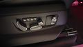 View of control buttons for electric seat adjustment