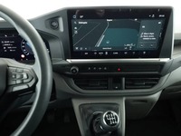 View of centre console