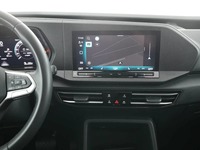 View of centre console