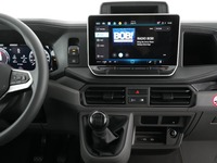View of centre console