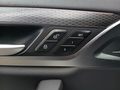 View of control buttons for electric seat adjustment