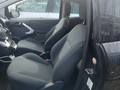 View of front seats