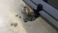 View of trailer tow-bar hitch