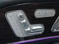 View of control buttons for electric seat adjustment