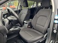 View of front seats