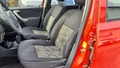 View of front seats