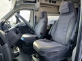 View of front seats