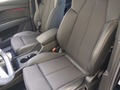 View of front seats